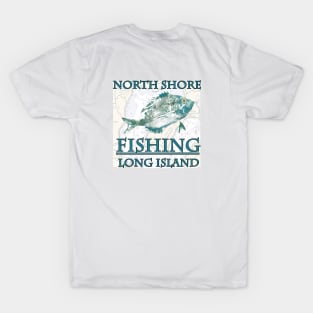 North shore fishing porgy gyotaku T-Shirt